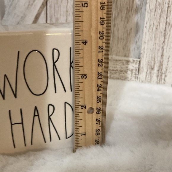 Rae Dunn Be Brave/Work Hard Paperweight - Picture 5 of 6